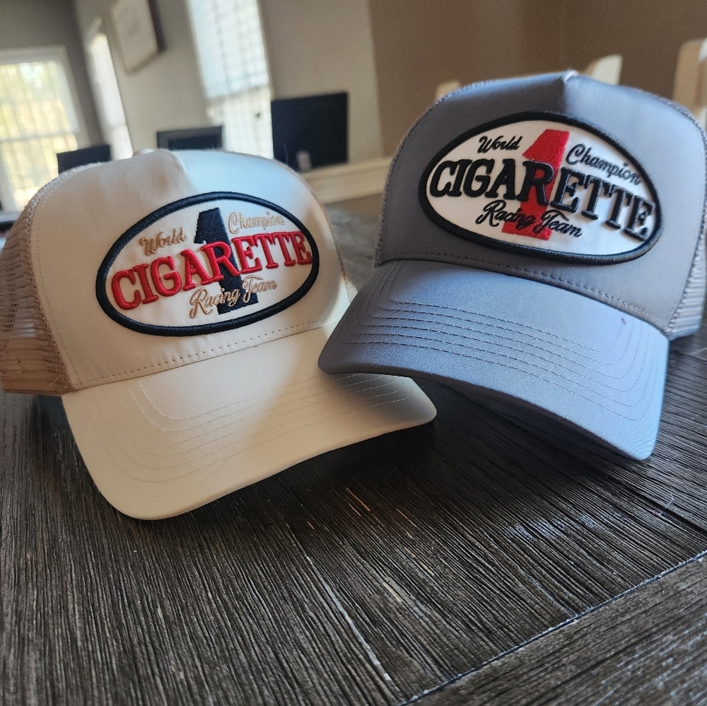 Cigarette Racing Team Baseball Hats- never worn